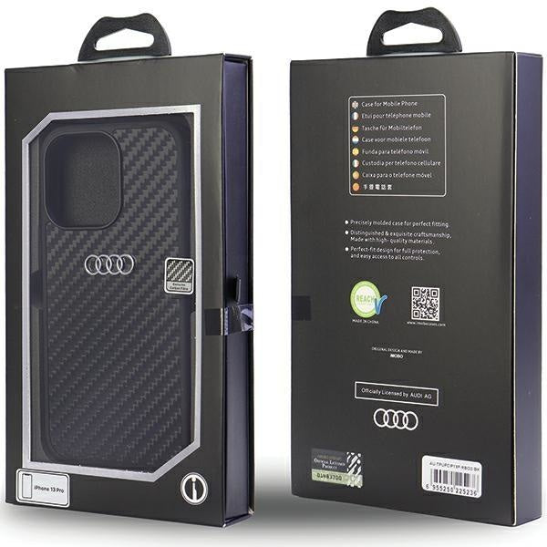 Кейс Audi Carbon Fiber за iPhone 13 Pro / 13 6.1 черен /