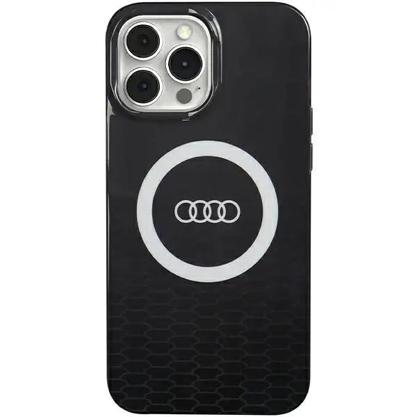 Кейс Audi IML Big Logo MagSafe за iPhone 13 Pro Max черен