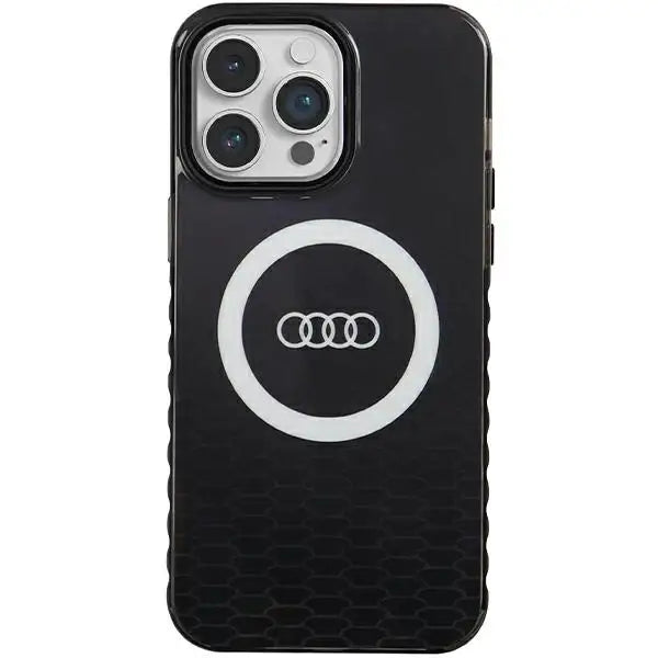 Кейс Audi IML Big Logo MagSafe за iPhone 14 Pro Max черен