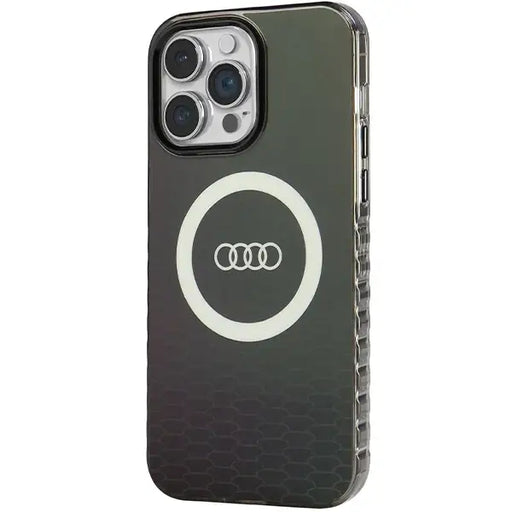 Кейс Audi IML Big Logo MagSafe за iPhone 14 Pro Max черен