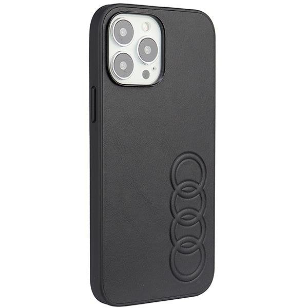 Кейс Audi Synthetic Leather за iPhone 13 Pro Max 6.7 черен /