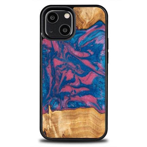 Кейс Bewood Unique Vegas за iPhone 13 Mini розово и синьо