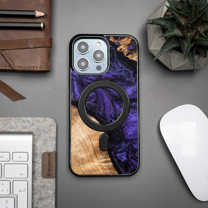 Кейс Bewood Unique Violet за iPhone 14 Pro Max съвместим