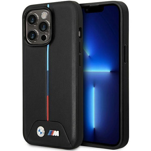 Кейс BMW BMHMP13L22PVTK за iPhone 13 Pro / 13 черен Quilted