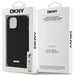 Кейс DKNY 3D Rubber Repeat Pattern за iPhone 15/14/13 черен