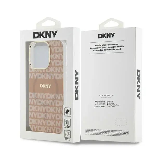 Кейс DKNY IML Mono & Stripe MagSafe за iPhone 13 Pro