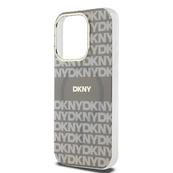 Кейс DKNY IML Mono & Stripe MagSafe за iPhone 15 Pro