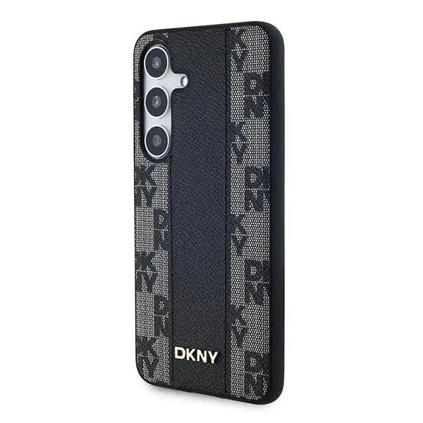 Кейс DKNY Leather Checkered Mono Pattern MagSafe