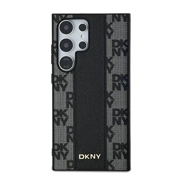 Кейс DKNY Leather Checkered Mono Pattern MagSafe