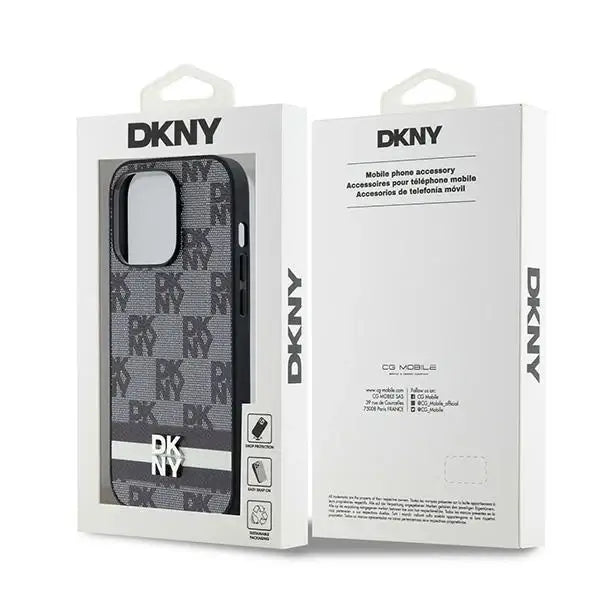 Кейс DKNY Leather Checkered Mono Pattern & Printed