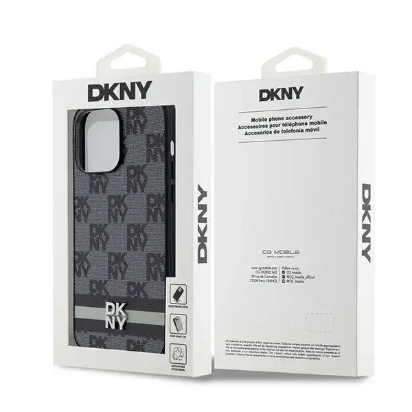 Кейс DKNY Leather Checkered Mono Pattern & Printed