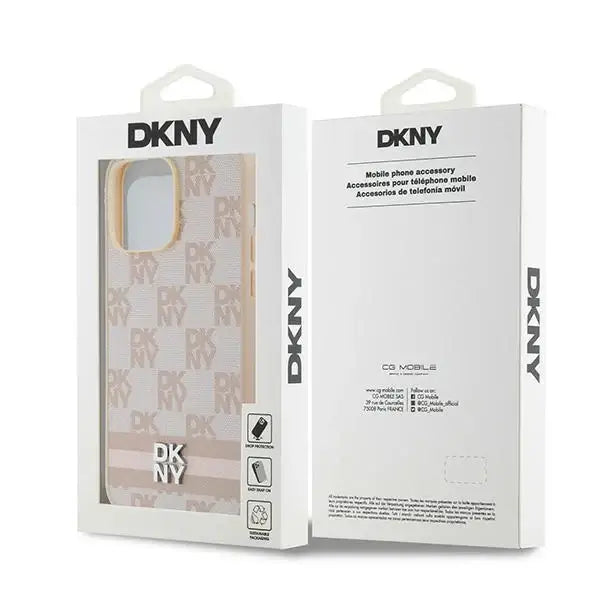 Кейс DKNY Leather Checkered Mono Pattern & Printed