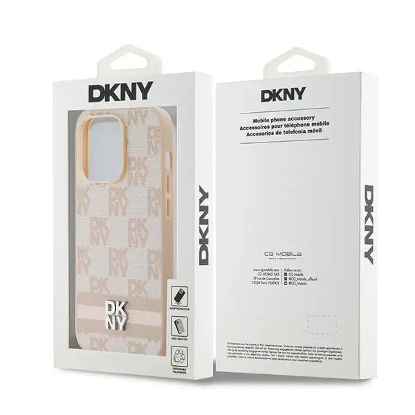 Кейс DKNY Leather Checkered Mono Pattern & Printed