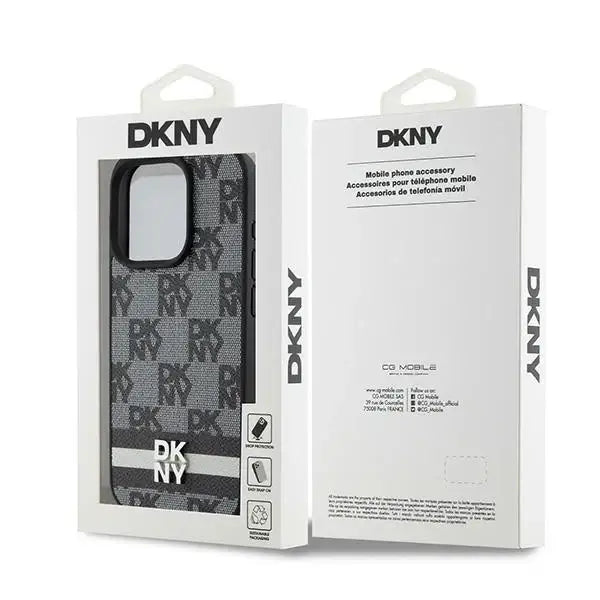 Кейс DKNY Leather Checkered Mono Pattern & Printed