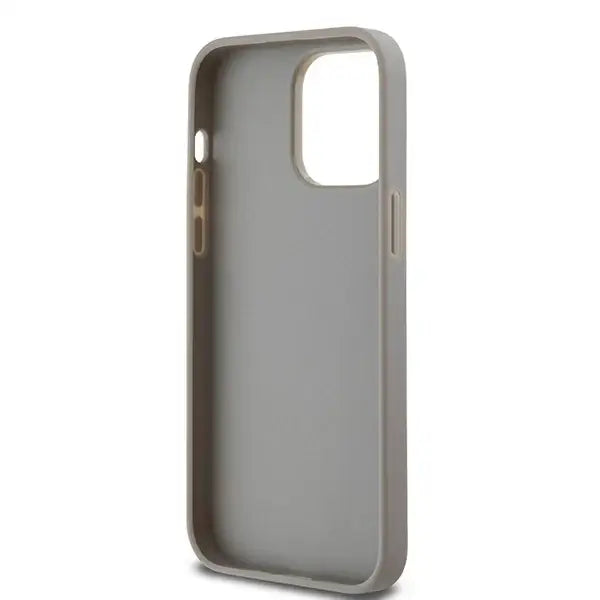 Кейс DKNY Leather Mono Stripe & Metal Logo за iPhone