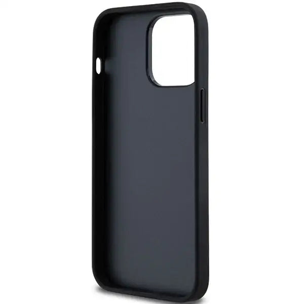 Кейс DKNY Leather Mono Stripe & Metal Logo за iPhone