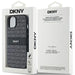 Кейс DKNY Leather Mono Stripe & Metal Logo за iPhone