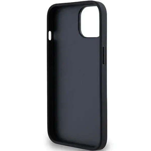 Кейс DKNY Leather Mono Stripe & Metal Logo за iPhone