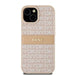 Кейс DKNY Leather Mono Stripe & Metal Logo за iPhone