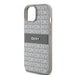 Кейс DKNY Leather Mono Stripe & Metal Logo за iPhone