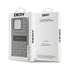 Кейс DKNY Leather Mono Stripe & Metal Logo за iPhone