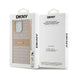 Кейс DKNY Leather Mono Stripe & Metal Logo за iPhone