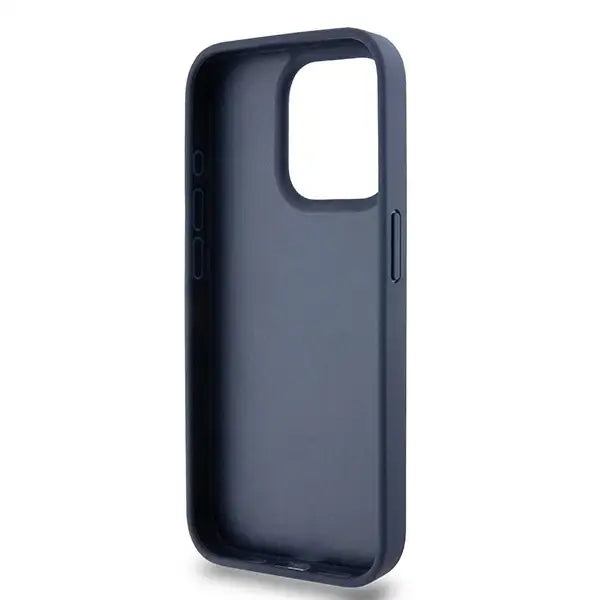 Кейс DKNY Leather Mono Stripe & Metal Logo за iPhone