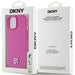 Кейс DKNY Leather Pattern Metal Logo MagSafe