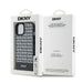 Кейс DKNY Leather Printed Pattern Metal Logo MagSafe