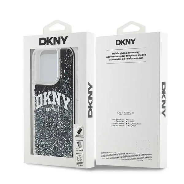 Кейс DKNY Liquid Glitter Big Logo за iPhone 13 Pro