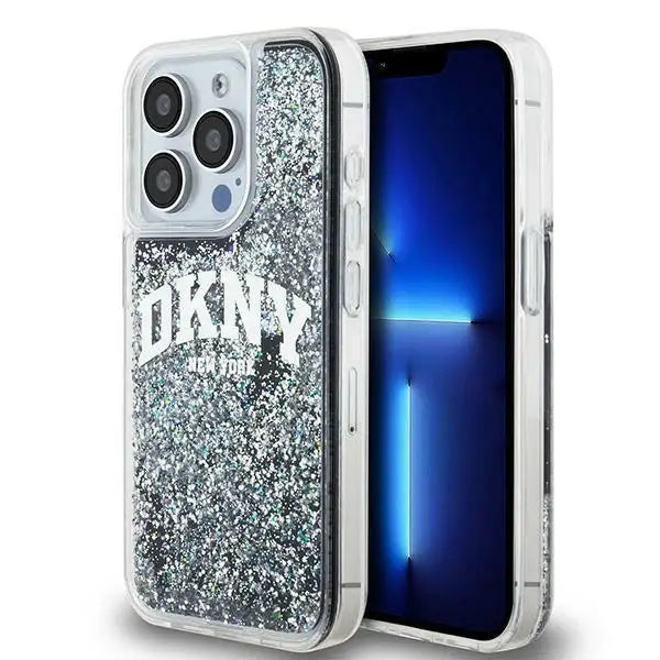 Кейс DKNY Liquid Glitter Big Logo за iPhone 13 Pro