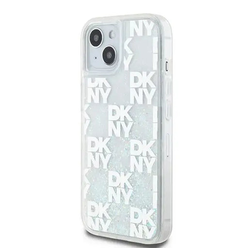 Кейс DKNY Liquid Glitter Multilogo за iPhone 15 / 14