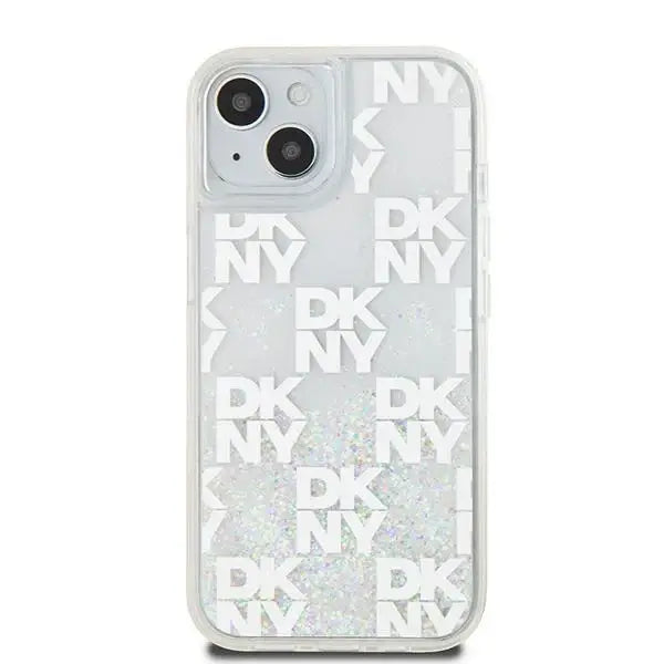 Кейс DKNY Liquid Glitter Multilogo за iPhone 15 / 14