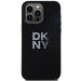 Кейс DKNY Liquid Silicone Metal Logo за iPhone 15 Pro черен