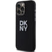 Кейс DKNY Liquid Silicone Metal Logo за iPhone 15 Pro черен