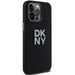 Кейс DKNY Liquid Silicone Metal Logo за iPhone 15 Pro черен