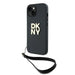 Кейс DKNY Wrist Strap Stock Logo iPhone за 15 Plus черен