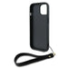 Кейс DKNY Wrist Strap Stock Logo iPhone за 15 Plus черен