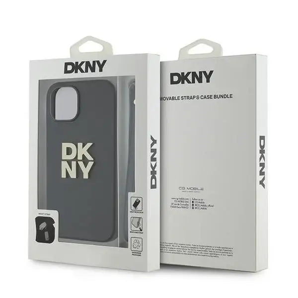 Кейс DKNY Wrist Strap Stock Logo за iPhone 14 / 15