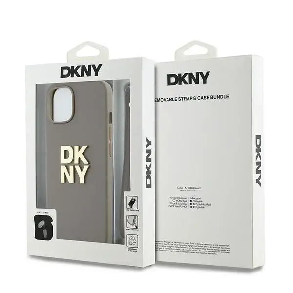 Кейс DKNY Wrist Strap Stock Logo за iPhone 15 / 14