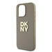 Кейс DKNY Wrist Strap Stock Logo за iPhone 15 Pro бежов