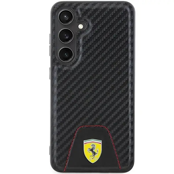 Кейс Ferrari Carbon Stitched Bottom за Samsung Galaxy