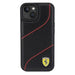 Кейс Ferrari Perforated Waves Metal Logo за iPhone 15