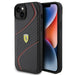 Кейс Ferrari Twist Metal Logo за iPhone 15 Plus черен