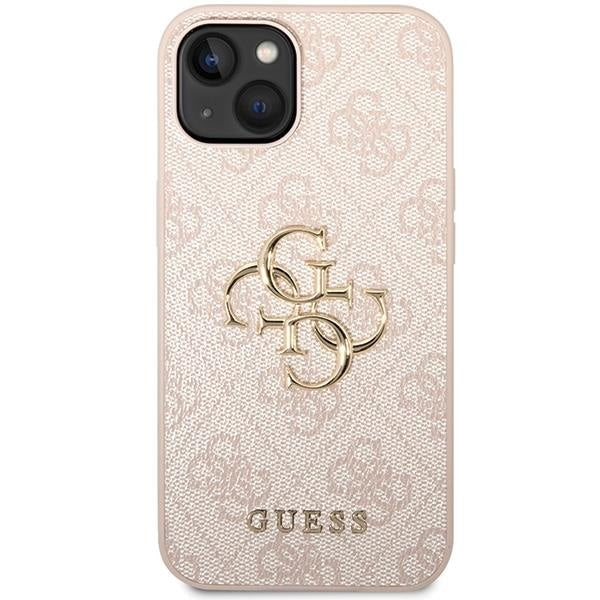 Кейс Guess 4G Big Metal Logo за iPhone 15 Plus розов