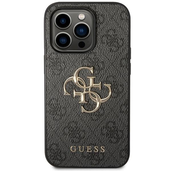 Кейс Guess 4G Big Metal Logo за iPhone 15 Pro Max сив