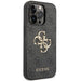 Кейс Guess 4G Big Metal Logo за iPhone 15 Pro Max сив