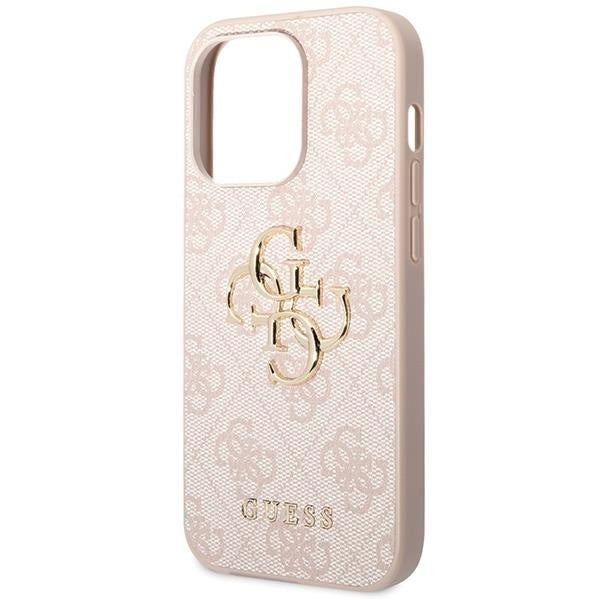 Кейс Guess 4G Big Metal Logo за iPhone 15 Pro розов