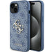 Кейс Guess 4G Big Metal Logo за iPhone 15/14/13 син