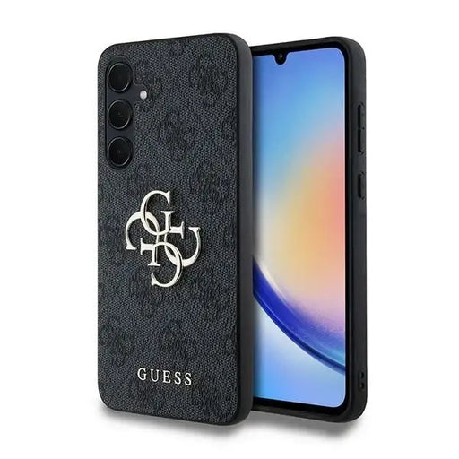 Кейс Guess 4G Big Metal Logo за Samsung Galaxy A35 черен